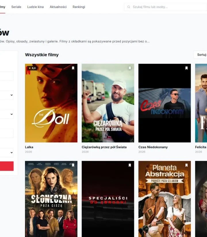 Co obejrzeć wieczorem? Poszukaj filmu na Filmowy.pl
